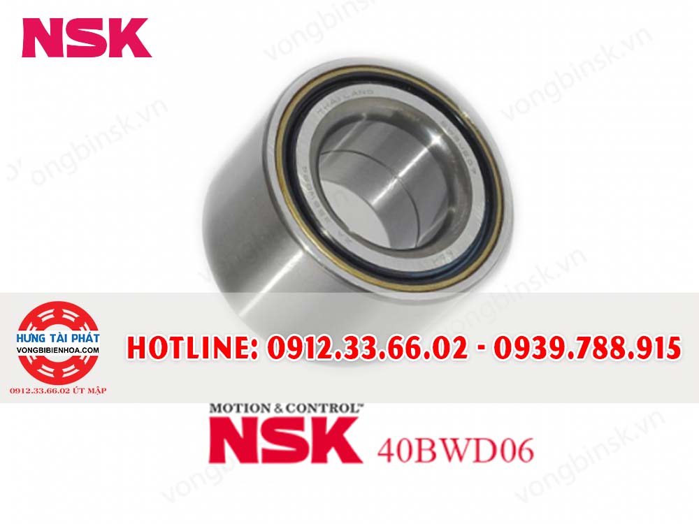 Bạc Đạn - Vòng Bi NSK 40BWD06 A-JB-5CA10-01 (KHÔNG ABS) BÁNH TRƯỚC MAZDA 323