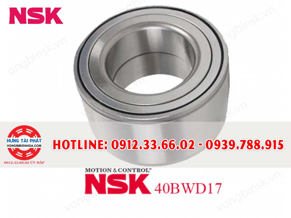 Bạc Đạn - Vòng Bi NSK 40BWD17 DCA116**SA*02 (CÓ ABS) BÁNH TRƯỚC TOYOTA VIOS, YARIS VÒNG BI