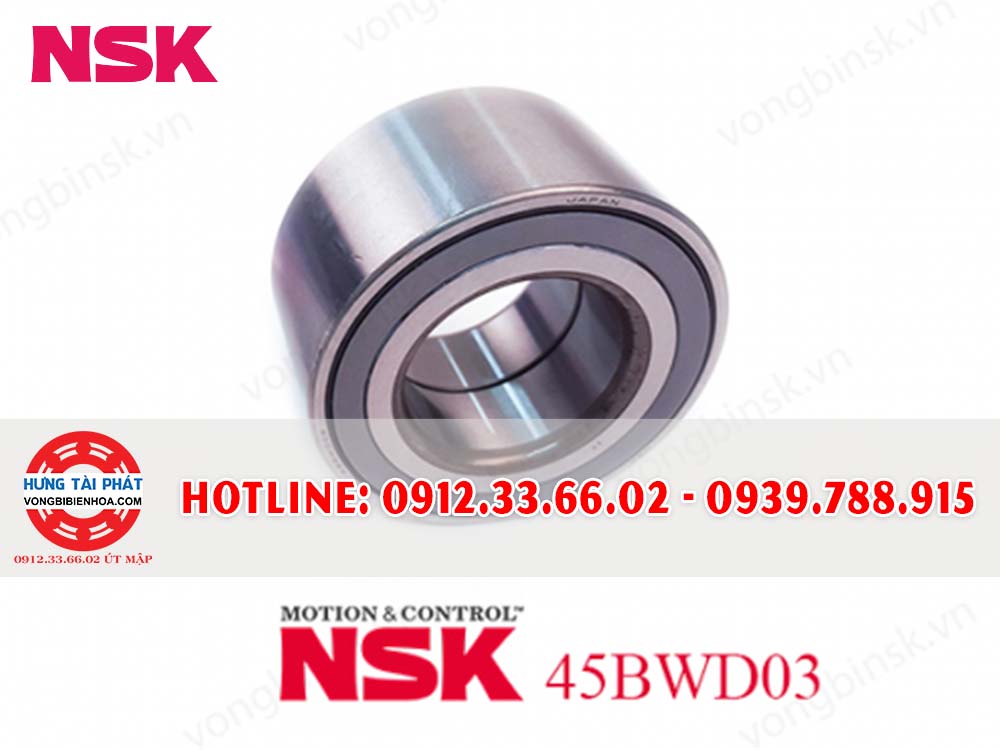 Bạc Đạn - Vòng Bi NSK 45BWD03 CA101SA (KHÔNG ABS) BÁNH TRƯỚC KIA CARENS, HYUNDAI TUCSON