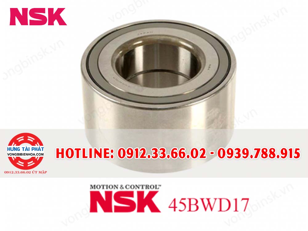 Bạc Đạn - Vòng Bi NSK 45BWD17 CA84 (KHÔNG ABS) BÁNH TRƯỚC LEXUS RX350, HIGHLANDER , SIENNA
