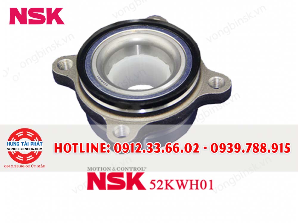 Bạc Đạn - Vòng Bi NSK HO/ 52KWH01 -Y-01 (KHÔNG ABS) BÁNH TRƯỚC MITSUBISHI PAJERO