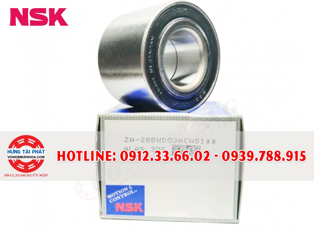 Bạc Đạn - Vòng bi NSK 28BWD03ACA51 bánh trước Daewoo Labo, Damas, Suzuki Super Carry